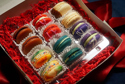 Gift Box of 12 Premium French Macarons