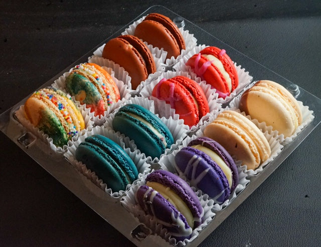 Gift Box of 12 Premium French Macarons